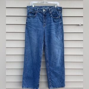 Old navy sky high rose leg jeans women’s 12